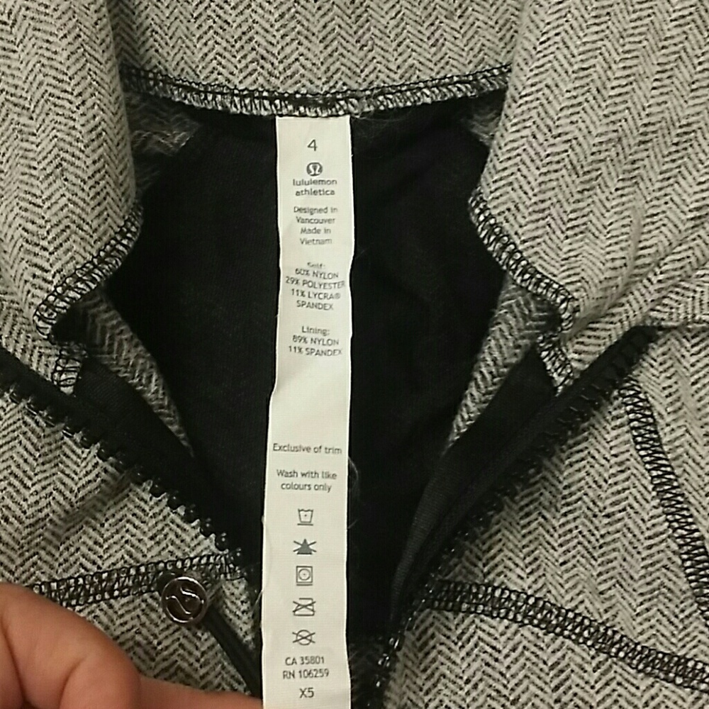 Lululemon Define Jacket In Ghost Herringbone *Rare - image 6